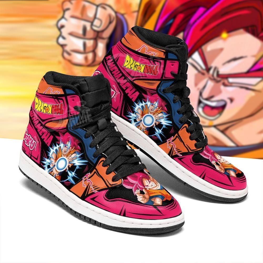 Goku God Dragon Ball Sneakers Anime Air Jordan Shoes Sport