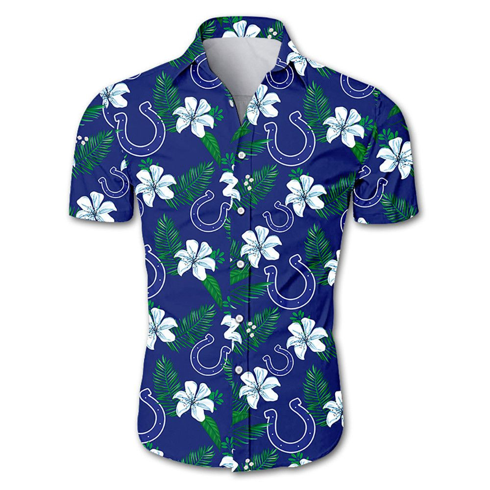 Indianapolis Colts Hawaii Shirt Short Sleeve For Summer Ha63382