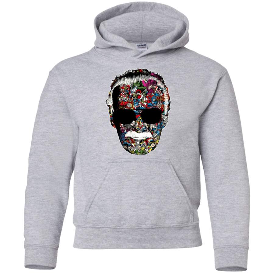 AGR Stan Lee – Man of many faces Youth Pullover Hoodie