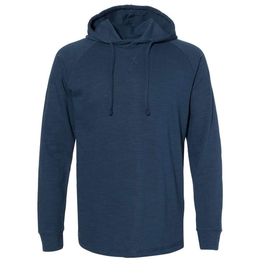 J. America Men'S Vintage Navy Vintage Slub Knit Hoodie