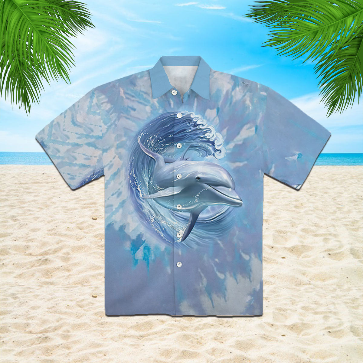 Oragontee Dolphin Hawaii Shirt For Men Women Adult Ha30131