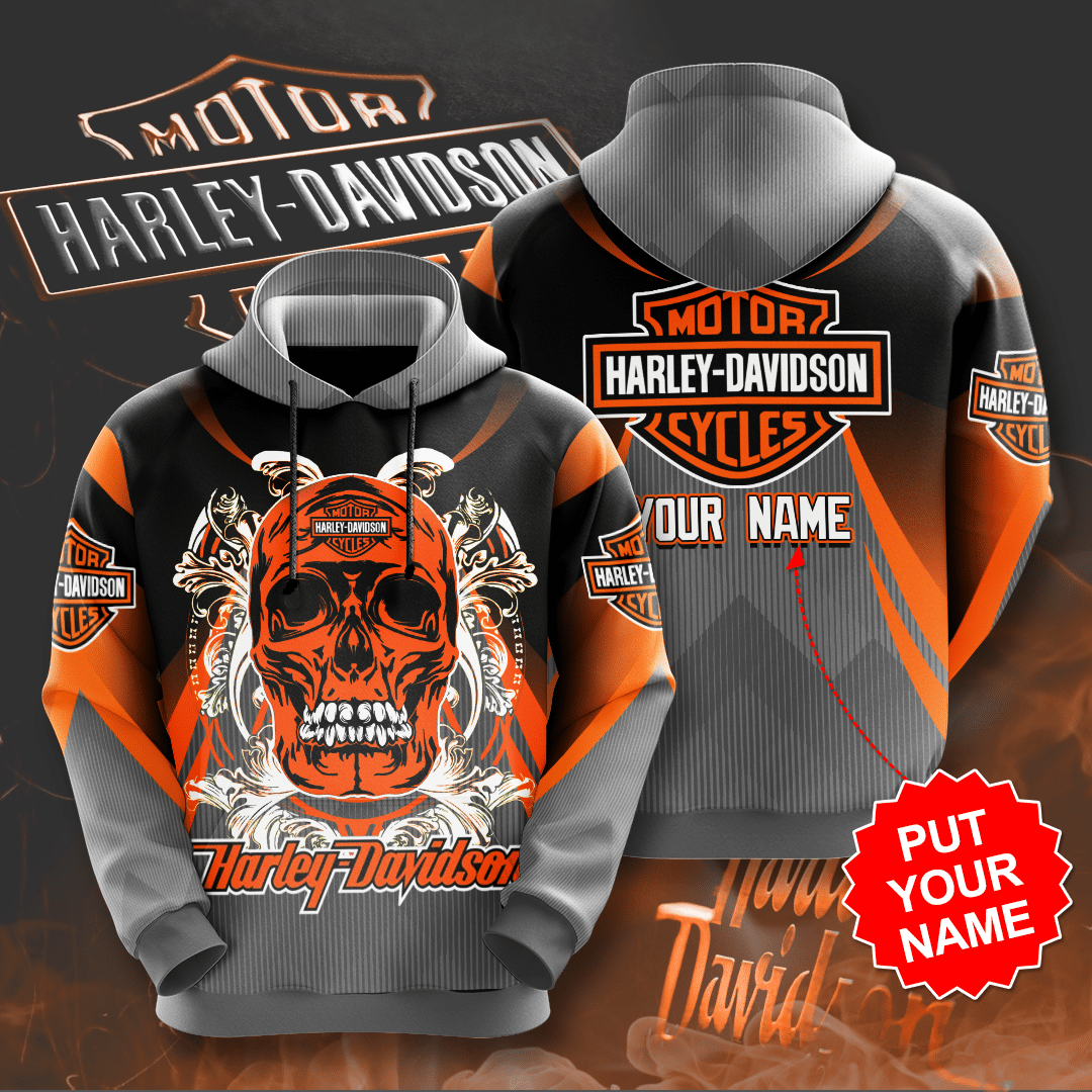 Personalized Harley Davidson No755 Custom Hoodie 3D – Fashionspicex Shop