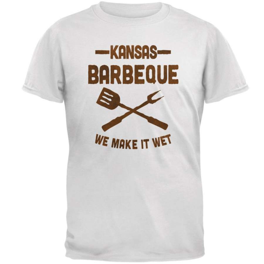 Kansas City Barbeque Make It Wet Mens T Shirt