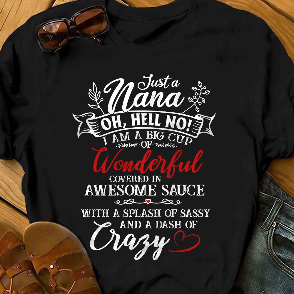 Nana Grandma Big Cup Of Wonderful T Shirt TID DB1917 81O60