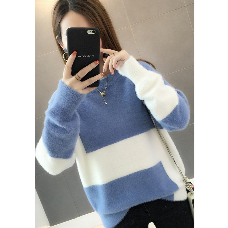 Christmas Sweater Women Winter Autumn Fashion Pullover women Velvet Sweater Long Sleeve Sweaters alx