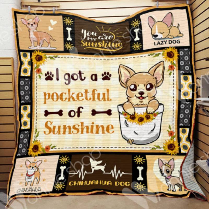 Chihuahua Dog Blanket DCB2102 90O47