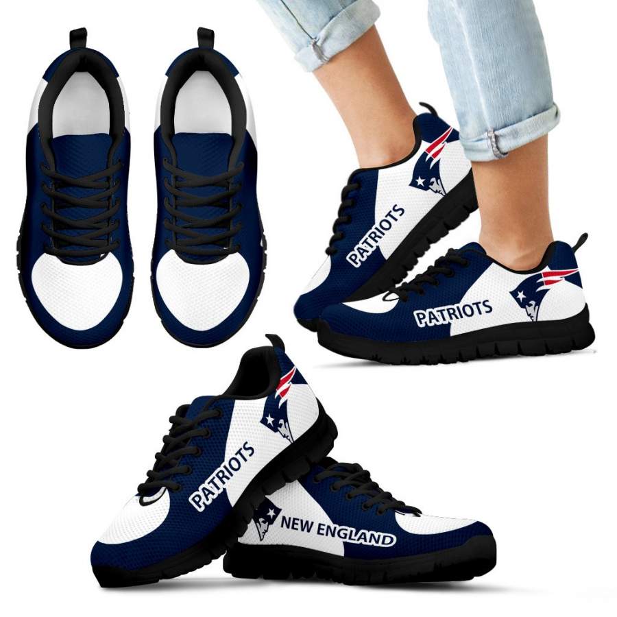 New England Patriots Top Logo Sneakers