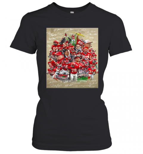 Kansas City Chiefs Super Bowl Champions Team Players Women’S T-Shirt