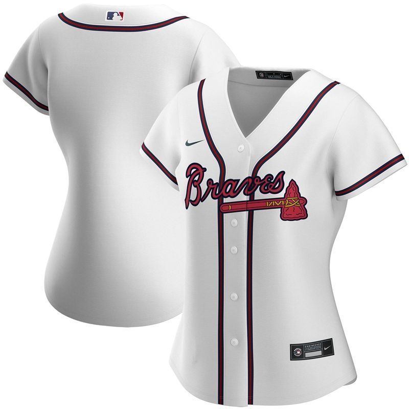 Alanta Braves 2020 MLB White Womens Jersey