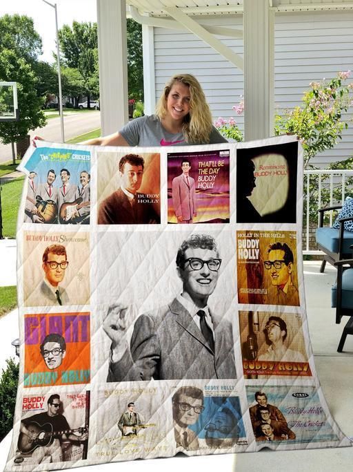 Buddy Holly 3D Quilt Blanket HGM2