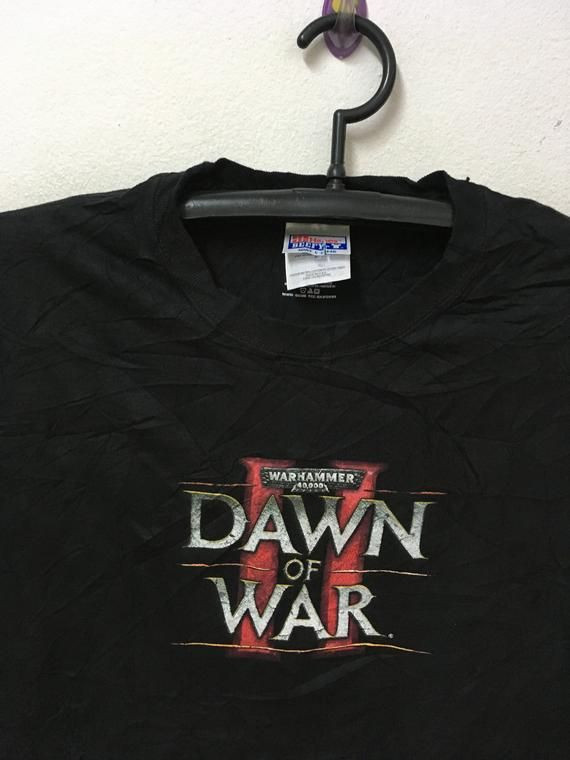 Vintage Warhammer 40000 Dawn Of War 2004 Game Shirt 22 Shirt