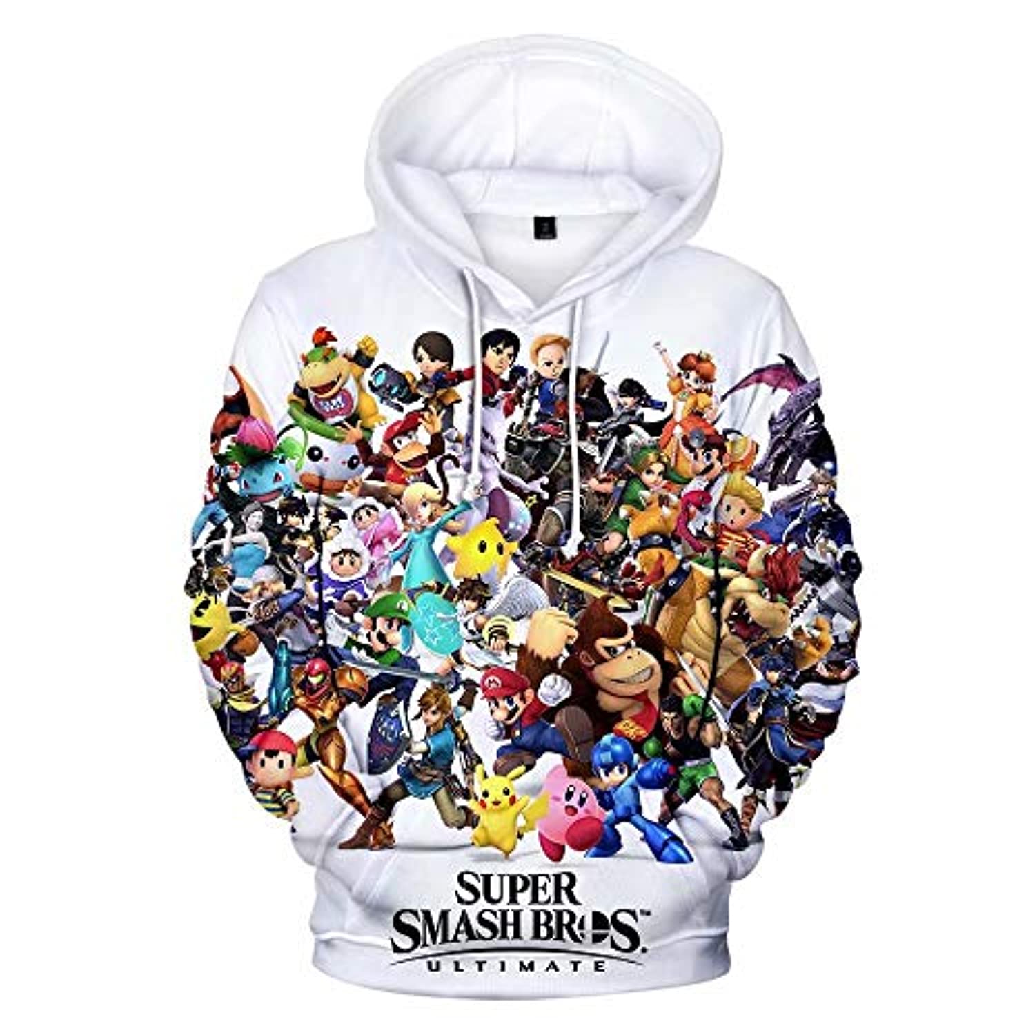 Super Smash Bros Hoodie – 3D Print Hooded Sweatshirt