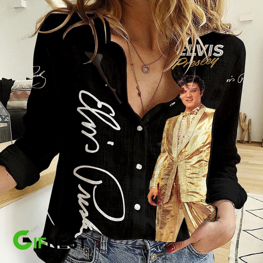 Elvis Presley Women Casual Shirt Wcs-Y4E0
