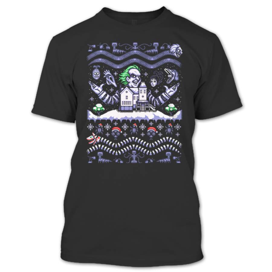 Beetlejuice Shirt, A ugly Christmas T Shirt, Halloween T Shirt