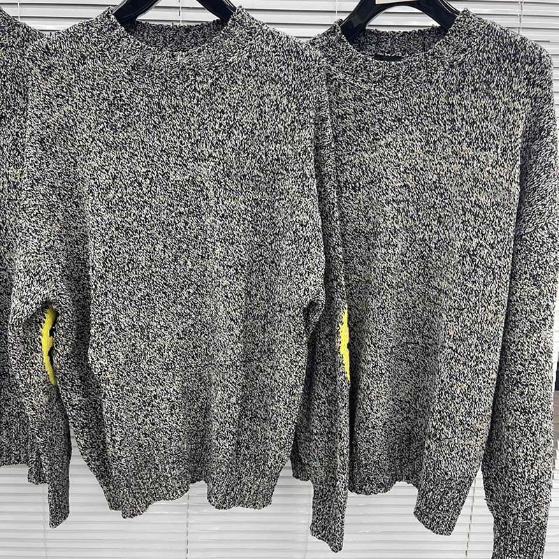 Winter Men’s Sweaters Grey Fashion Brand Harajuku Style Elbow Design Pullover Soft Cotton Trend Causal Office Women Sweaters alx