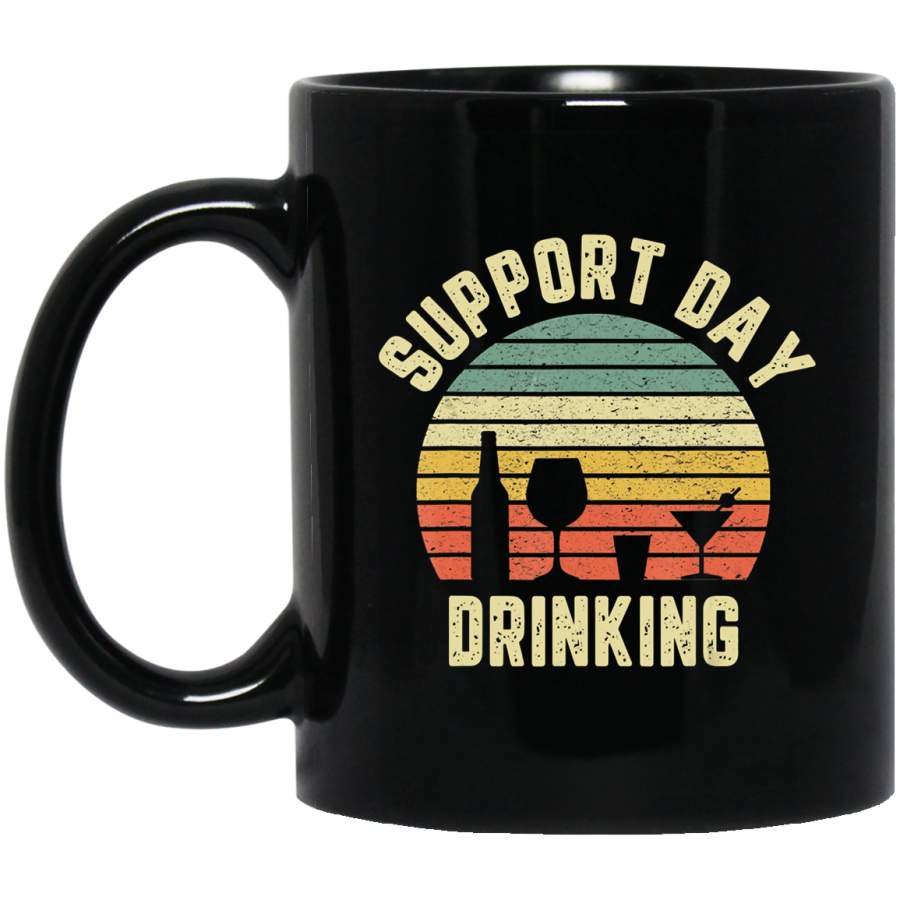 Vintage Support Day Drinking Retro Alcohol Gift Coffee Mug