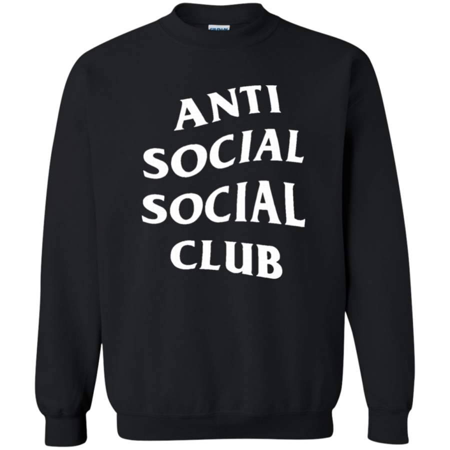 AGR Anti Social Social Club Crewneck Pullover Sweatshirt