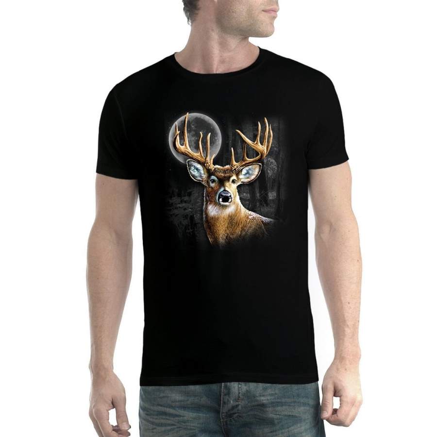 Whitetail Deer Hunting Men T-shirt S-3XL New