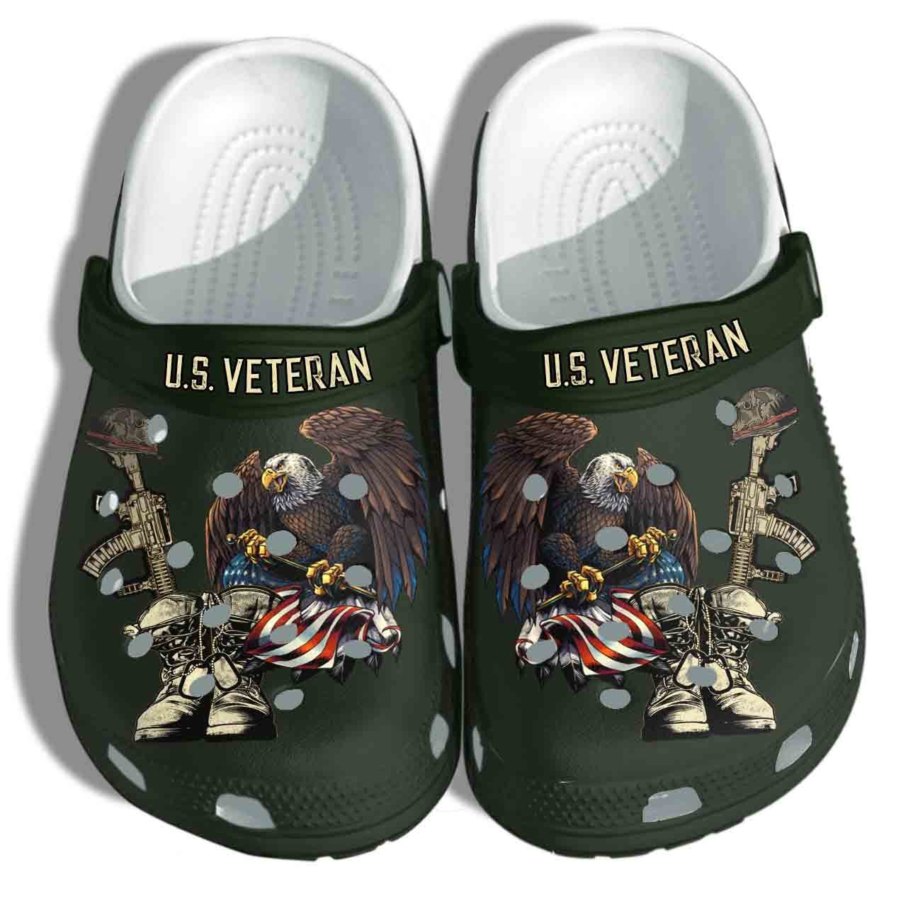 U.S. Veteran Shoes Crocs - Customize Shoes Crocbland Clog For Man ...