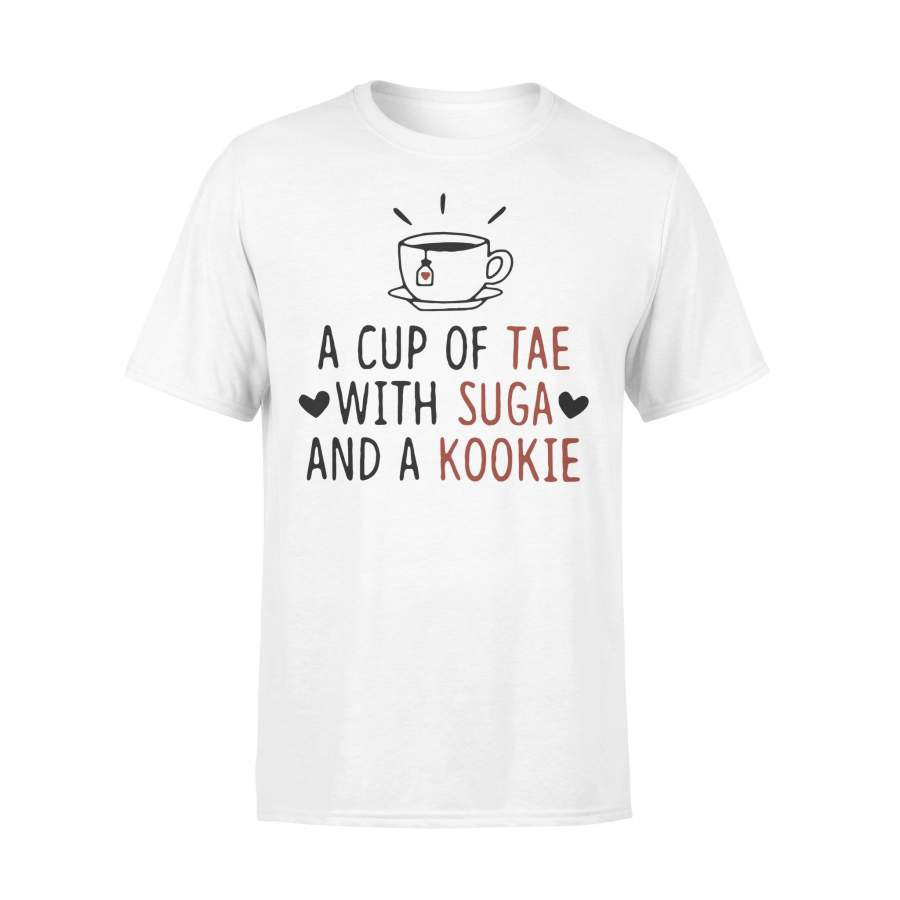 Cute A Cup Of Tae With Suga And A Kookie T-shirt