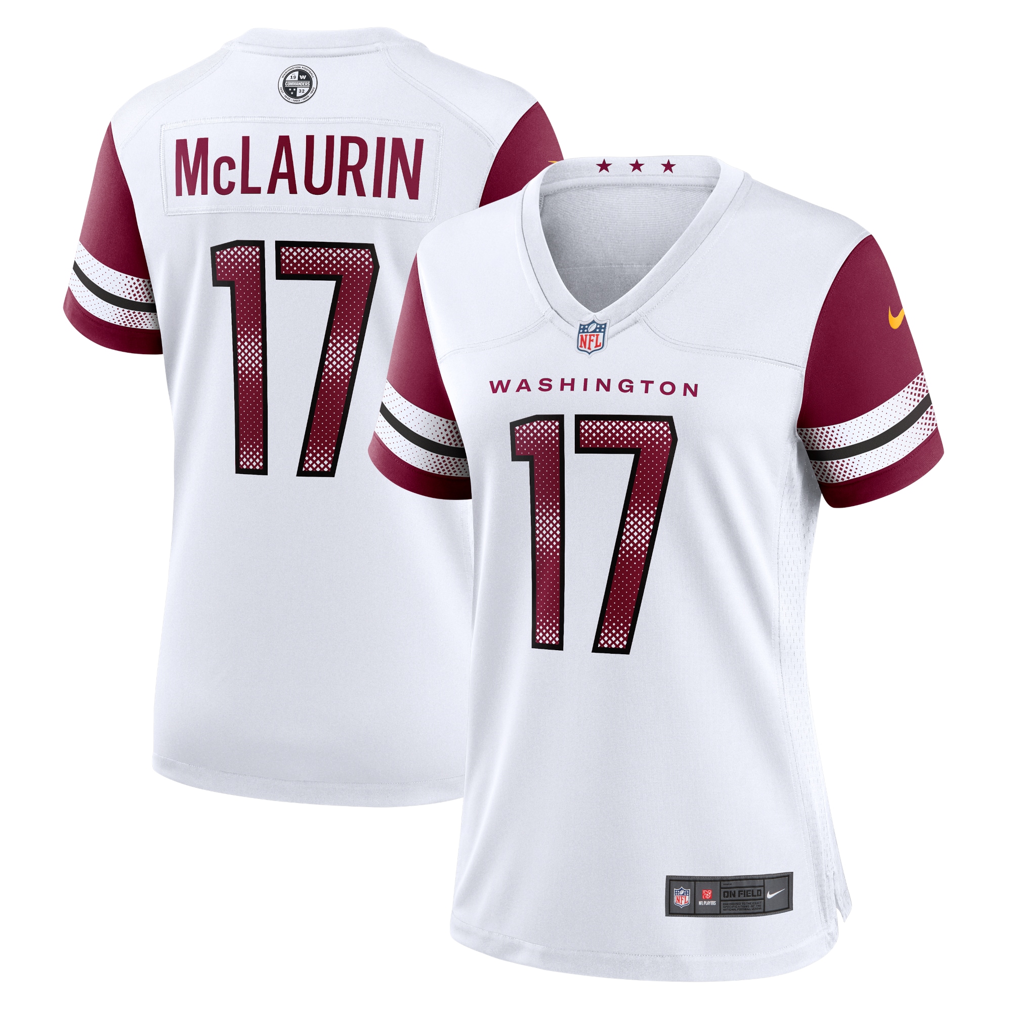 Women’s Washington Commanders Terry McLaurin White Game Jersey