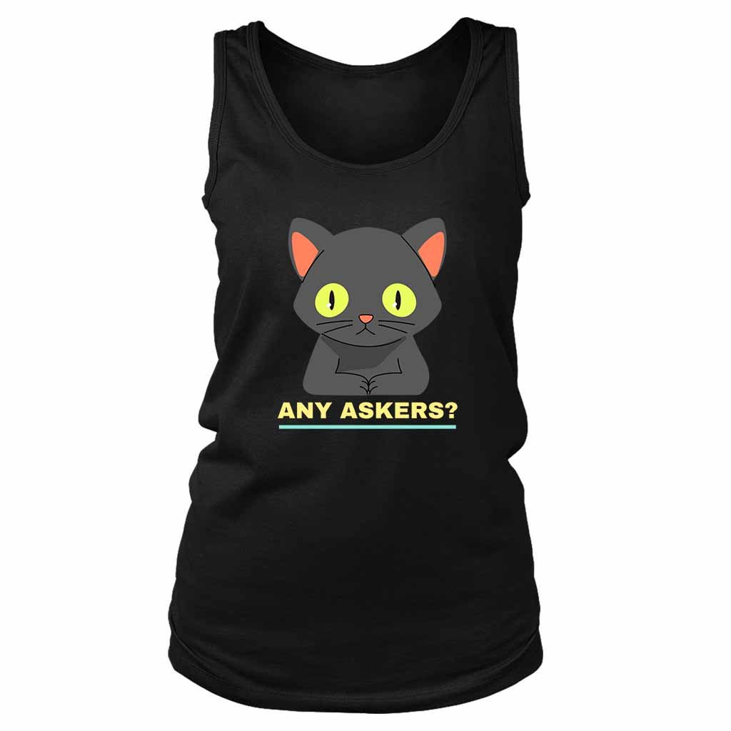 Any Askers Cat Kitten Meouw Overcome Women’s Tank Top