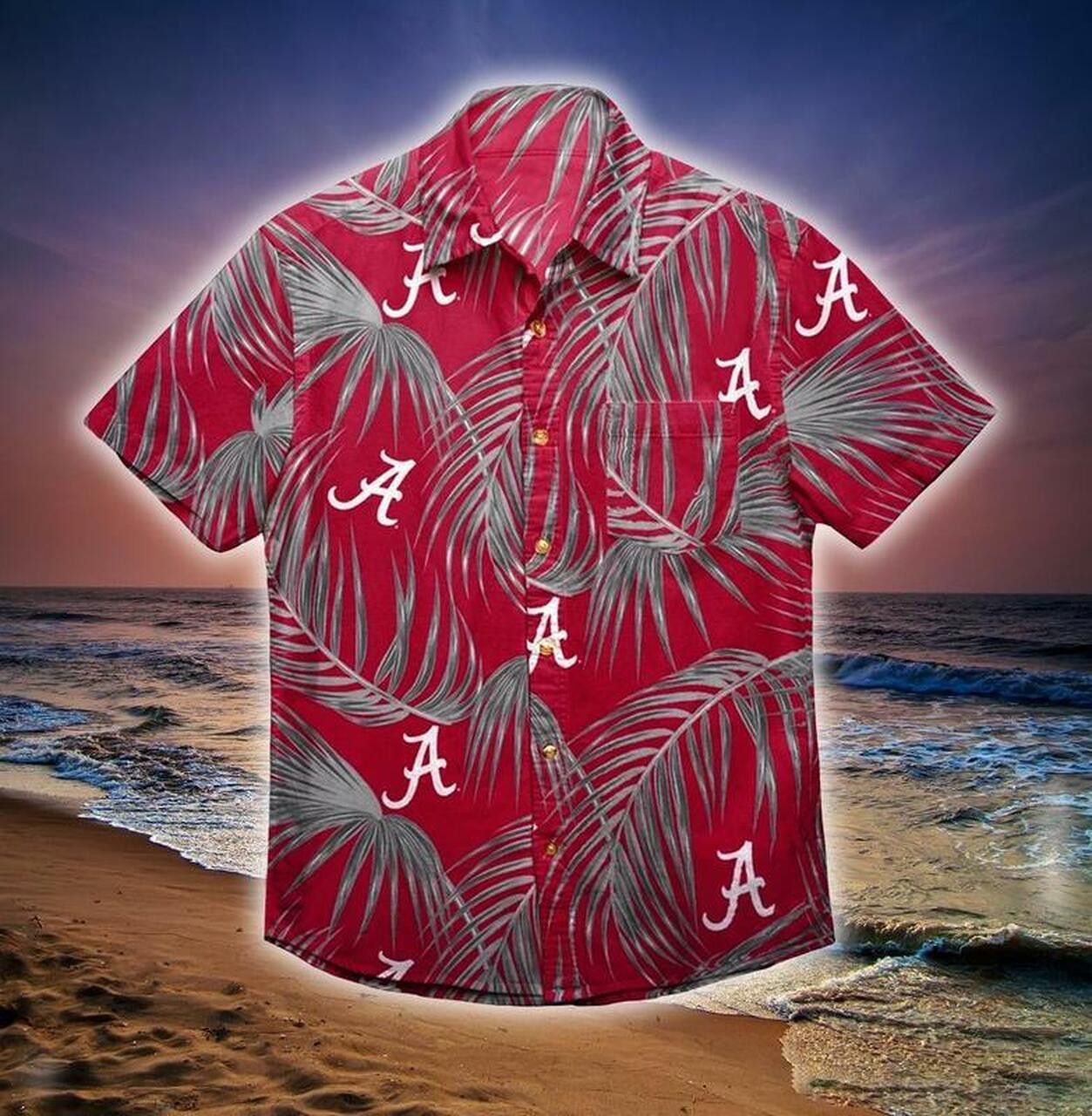 NCCA Alabama Crimson Tide Hawaiian Shirt V13 Aloha Shirt