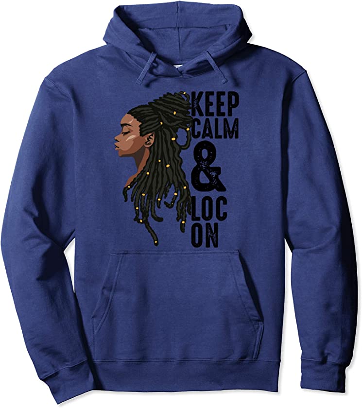 Funny Black Melanin Dreadlocks Gift Cute Afro Loc Girl Women Pullover Hoodie