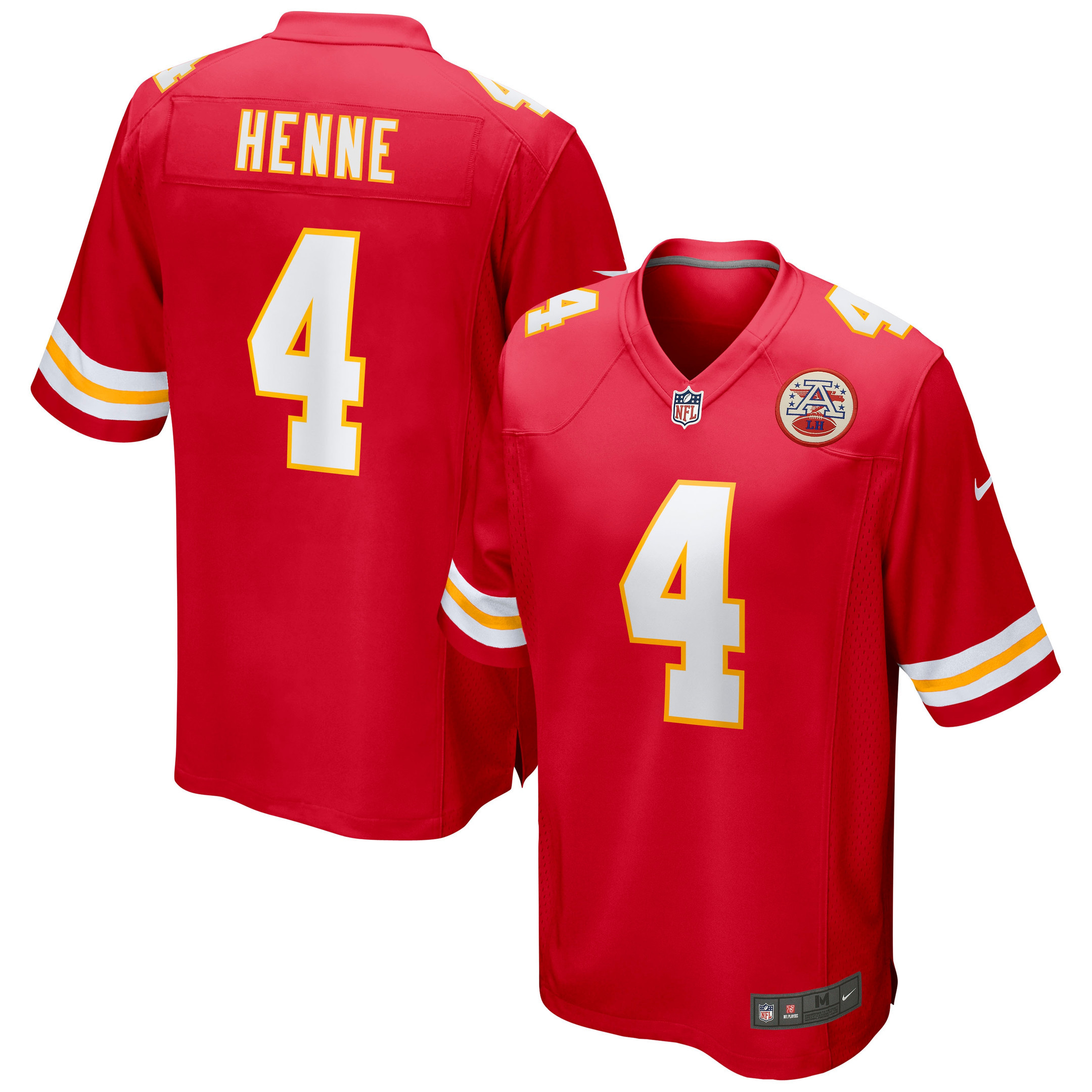 Chad Henne Kansas City Chiefs Game Jersey – Red NFL