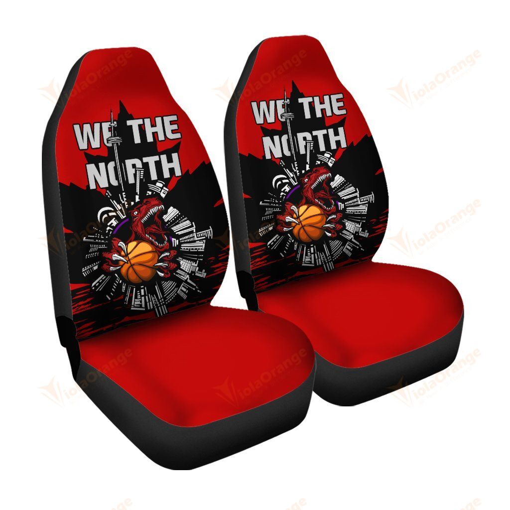 Canada Car Seat Covers, Canada We The North Toronto Raptors Car Seat Covers Red TC21012102