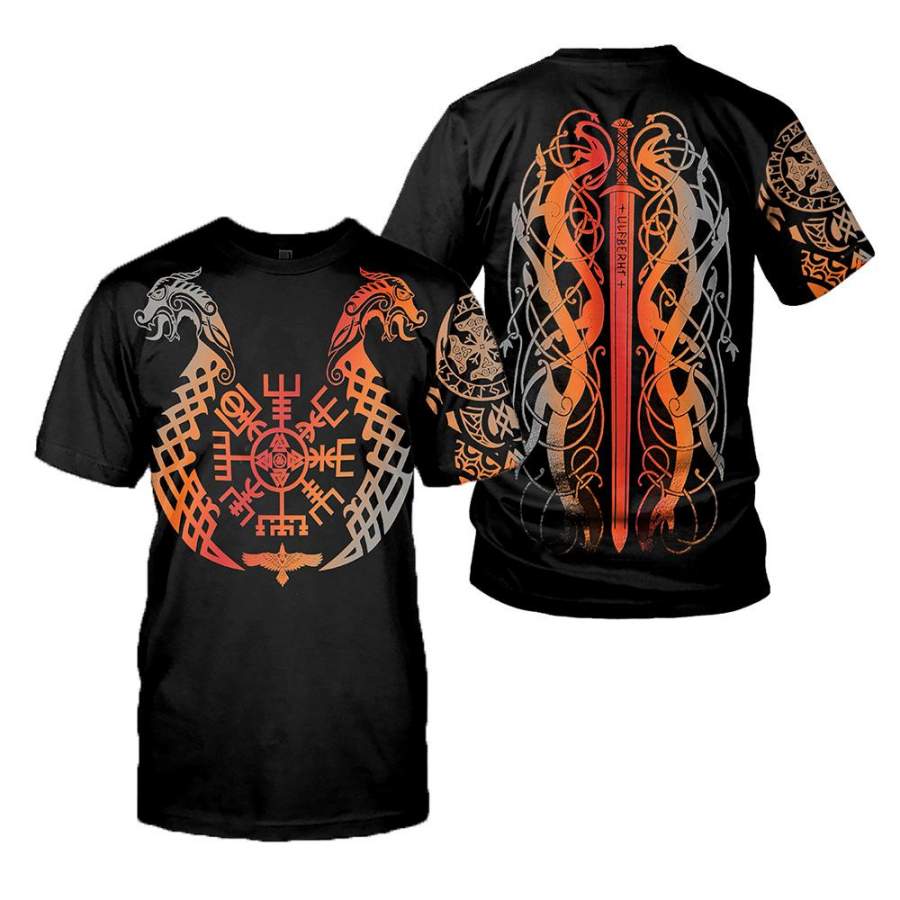 Viking Tattoo 3D All Over Printed Shirts For Men And Women 14