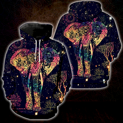 Hippie Mandala Elephant  K2071 Hoodie AND Zipper Personalized Trending Gift