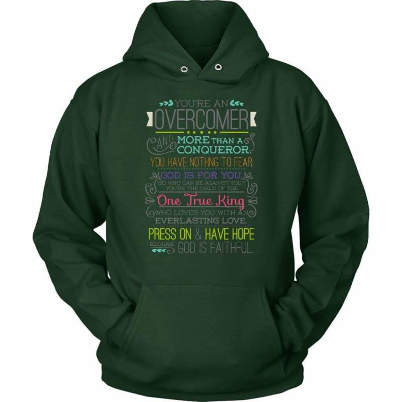 You are an overcomer hoodie | Christian apparel