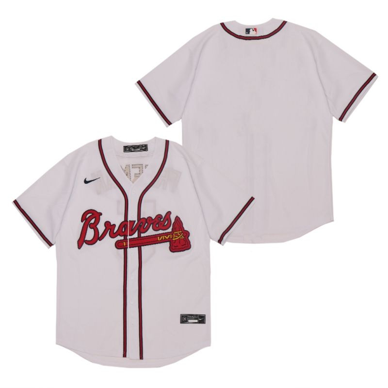 Atlanta Braves Logo 2020 MLB White Jersey