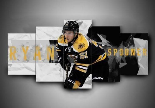 Boston Bruins Ryan Spoone Sport 5 Panel Canvas Art Wall Decor