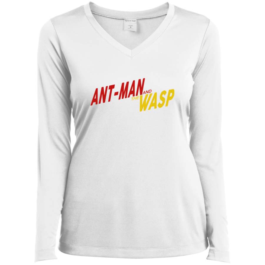 ANT-MAN AND THE WASP t shirt LST353LS Sport-Tek Ladies’ LS Performance V-Neck T-Shirt