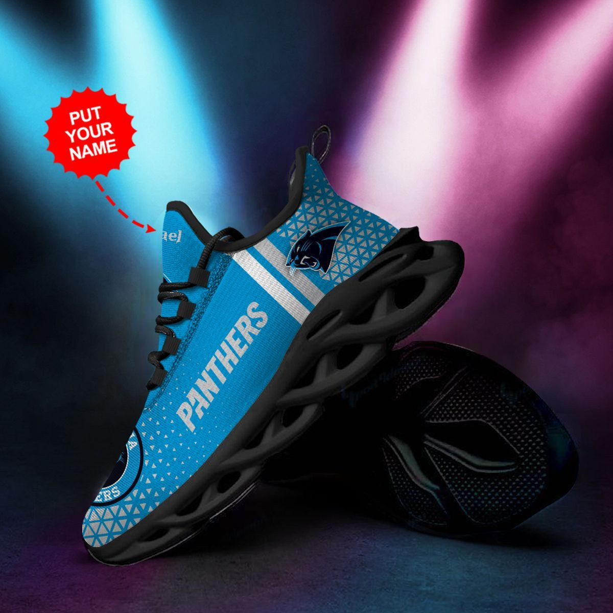 Carolina Panthers Custom Personalized Max Soul Sneakers Running Sports Shoes For Men Women