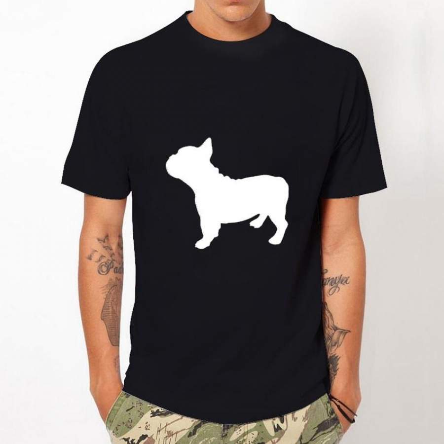 New Summer Fashion Cute Bulldog Design T Shirt Men’S Printed T-Shirt High Quality Tops Hipster Tees