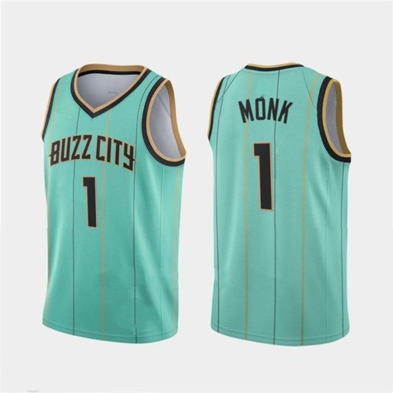 Charlotte Hornets Malik Monk #1 2020 NBA New Arrival Teal Jersey