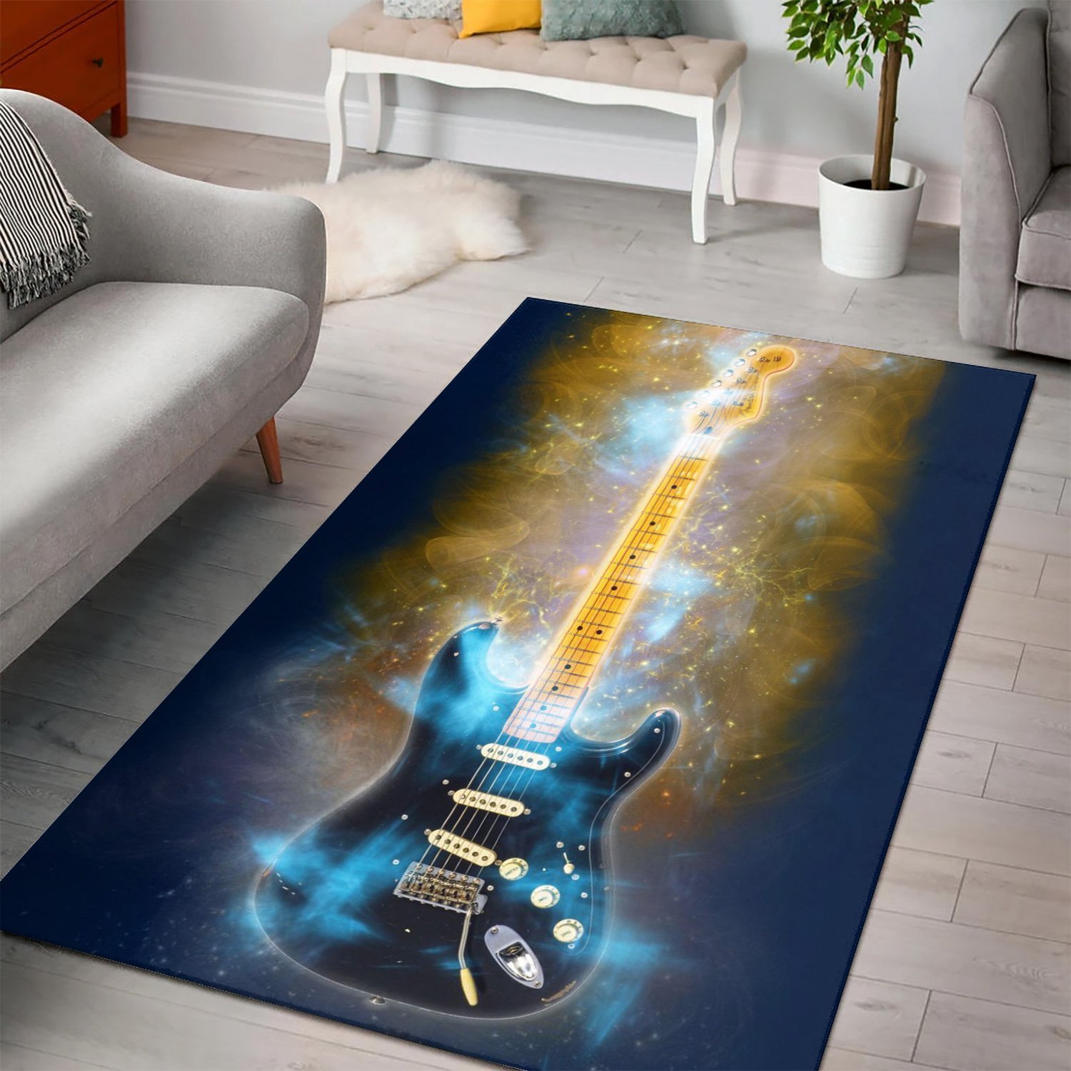 David Gilmour  Printing Instrument Rug,  Gift for fans,  Halloween Gift