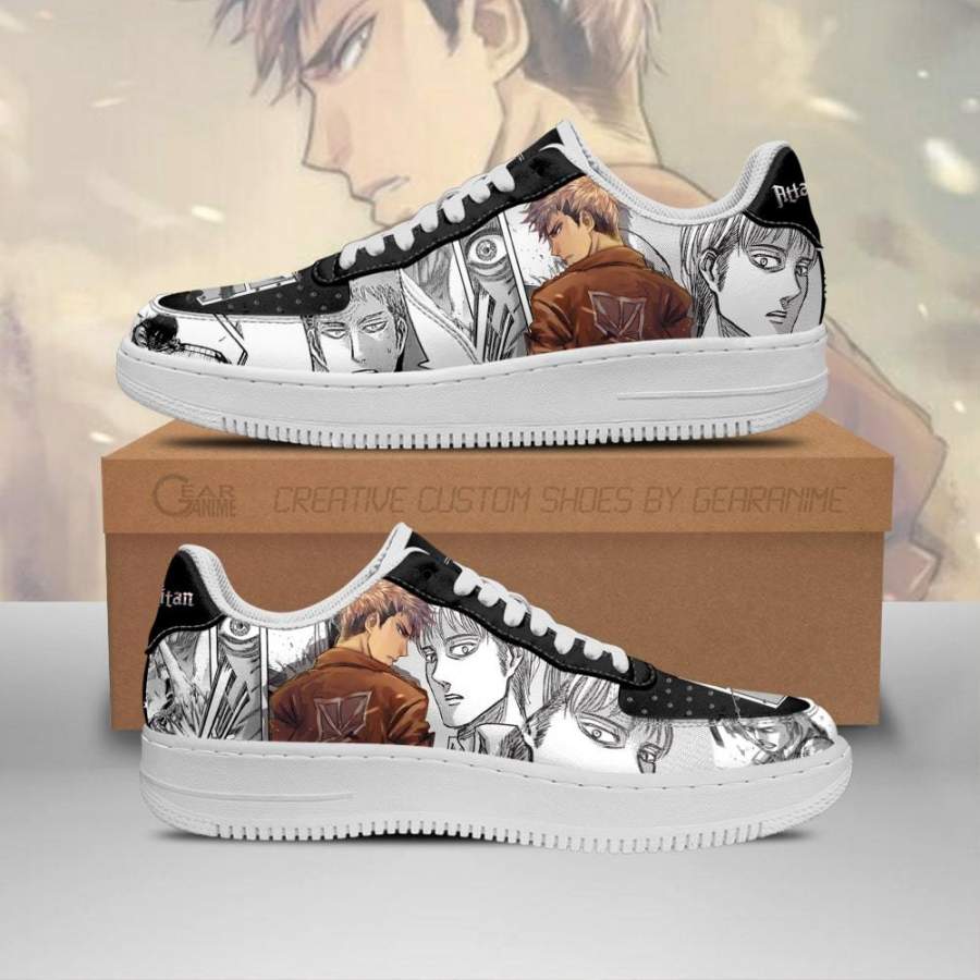 AOT Jean Air Sneakers Attack On Titan Anime Shoes Mixed Manga