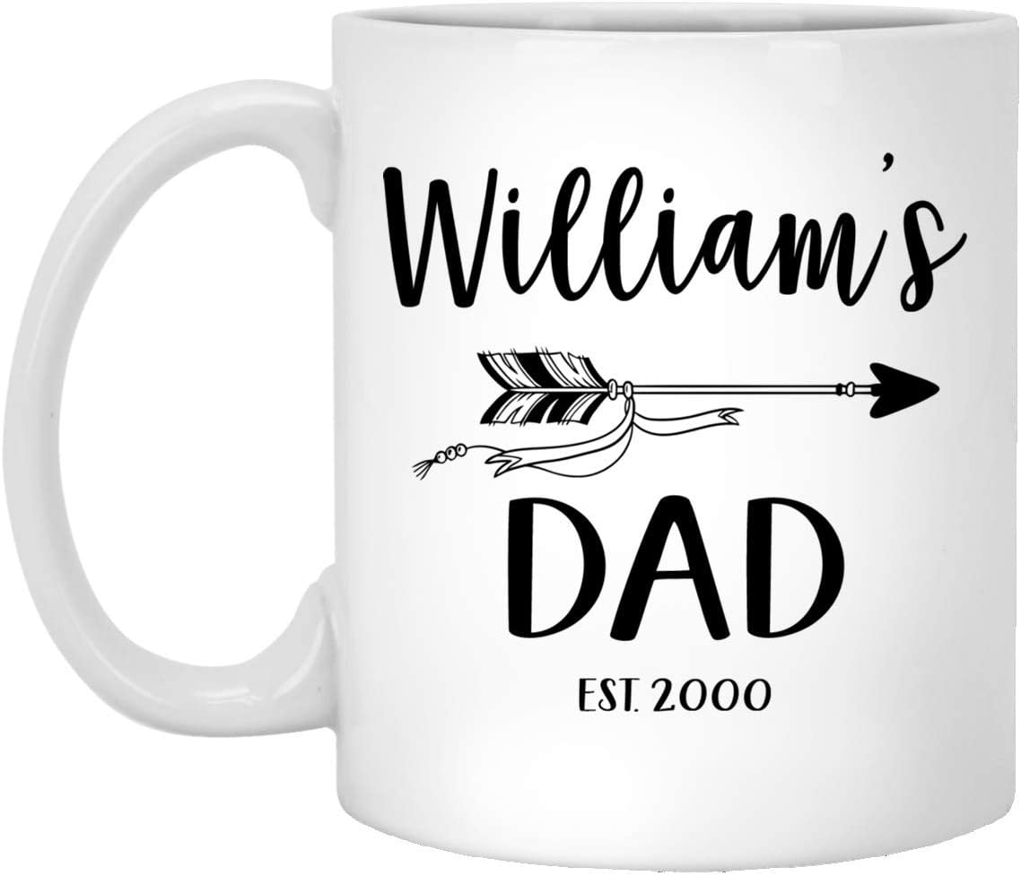 New Dad Mug – Personalized Dad Mug – Baby Reveal Mug – First Time Dad Gift – Father’S Day Gift 11Oz