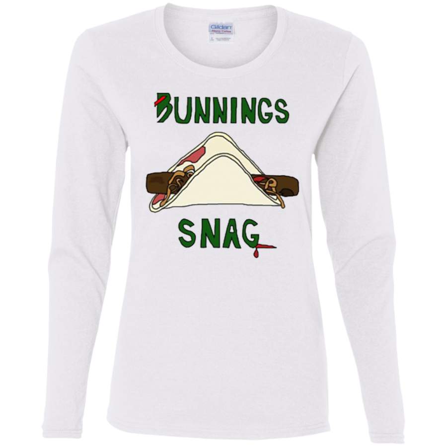 AGR Bunnings Snag Apparel Ladies’ Cotton LS T-Shirt