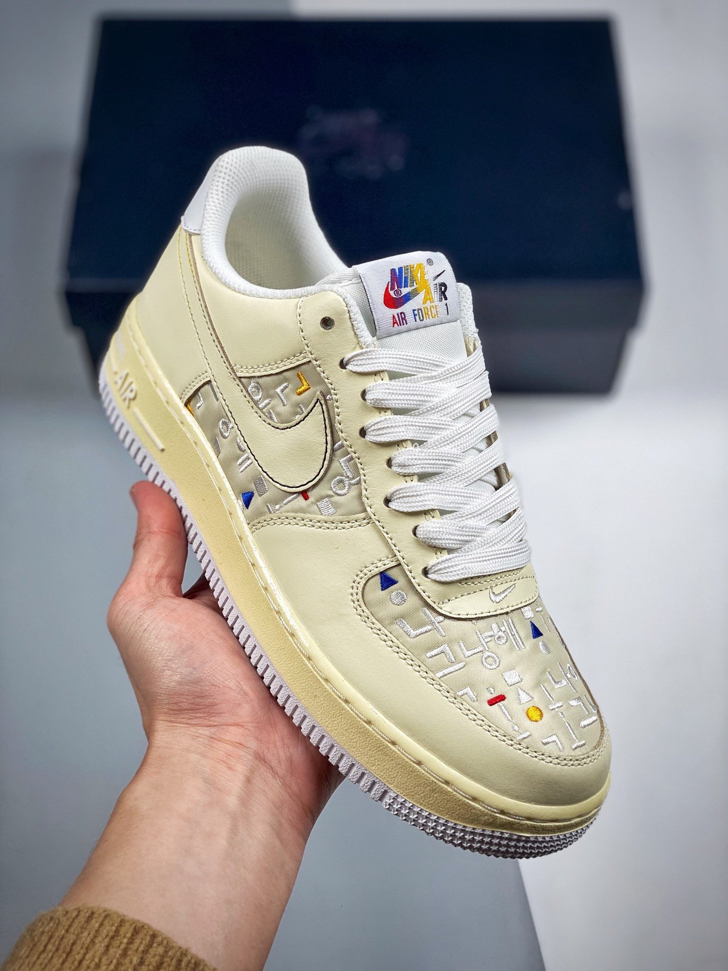 Nike Air Force 1 Low Hangeul Day CreamWhite DO2701-715 5340306