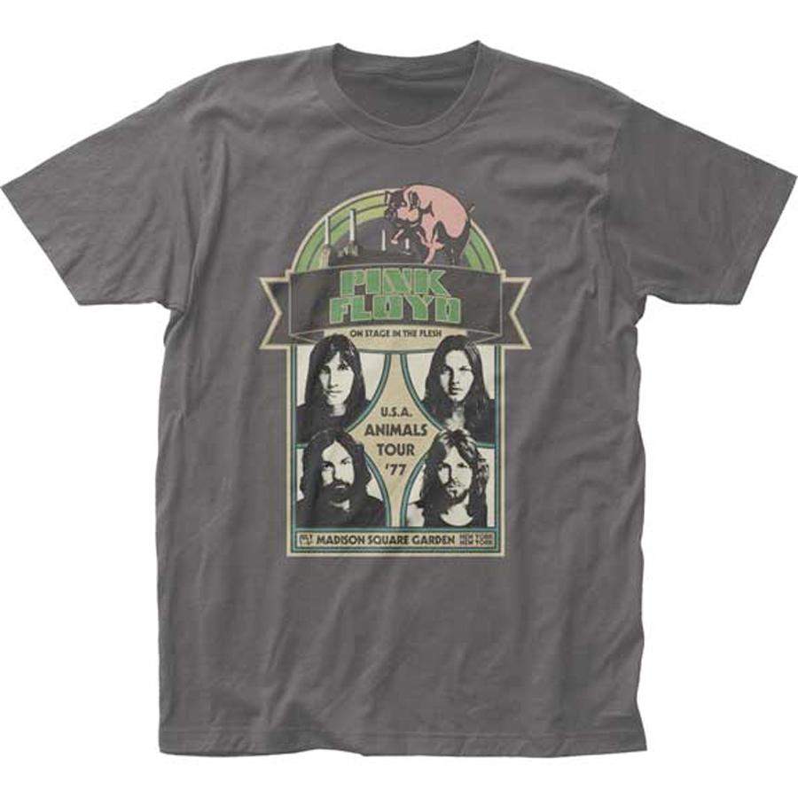 Pink Floyd – Animals Tour 1977-MSG – Charcoal t-shirt