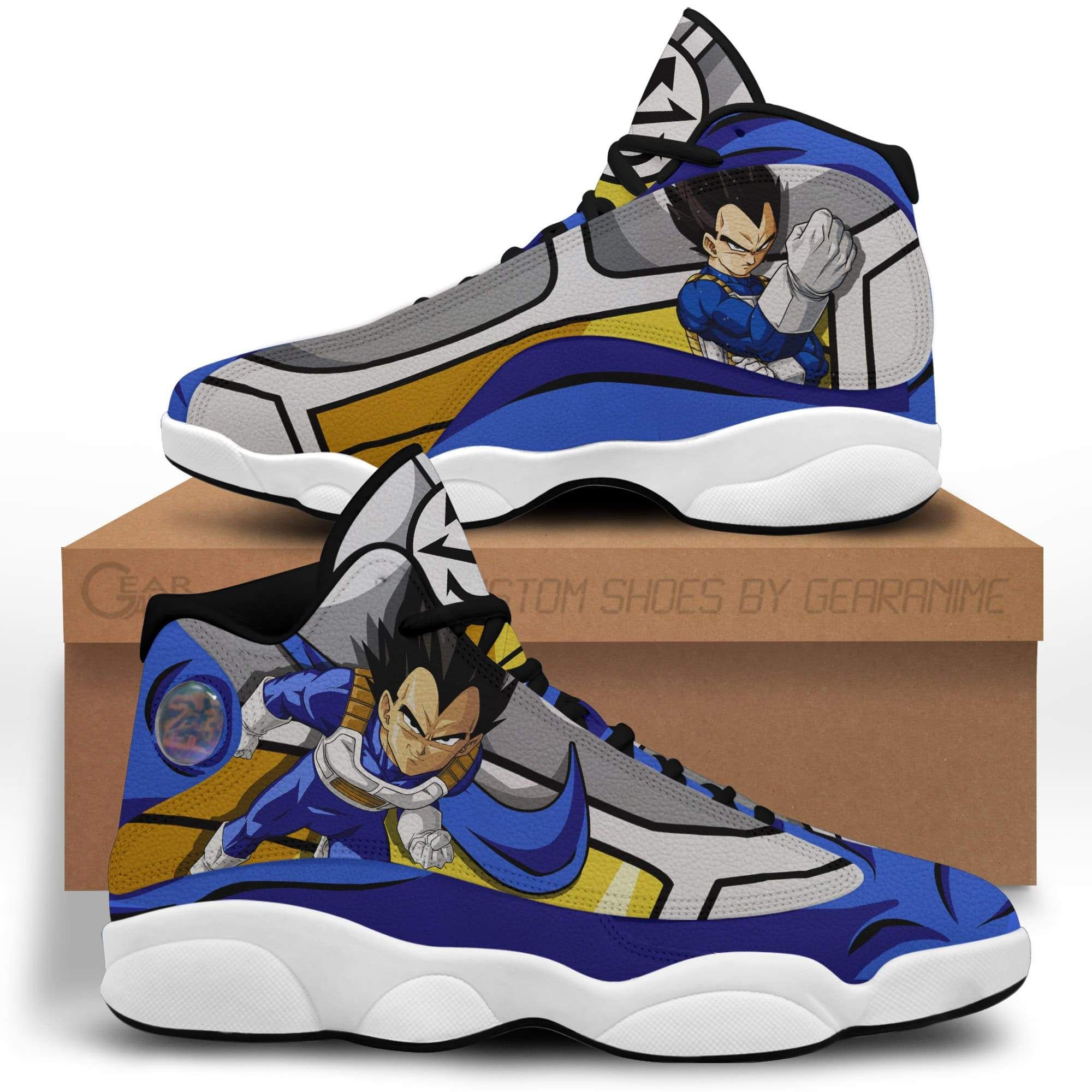 Vegeta Sneakers Custom Anime Dragon Ball Shoes Unisex Men Women