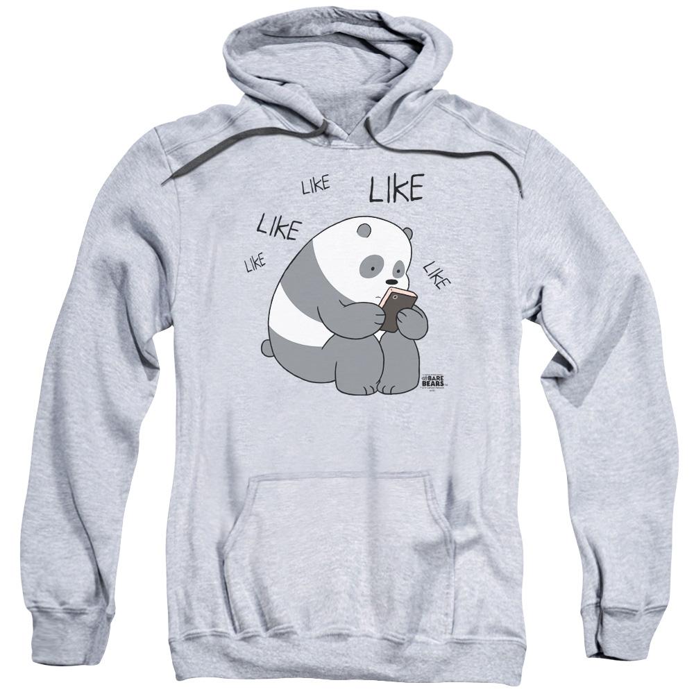 We Bare Bears Like Like Like Mens Hoodie Athletic Heather