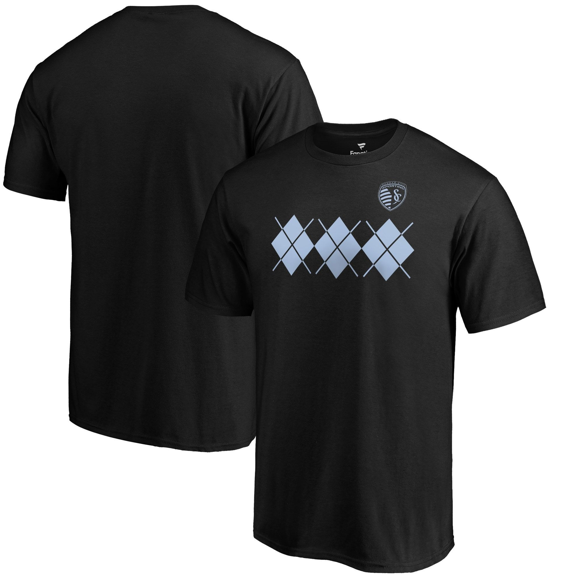 Men’S Fanatics Branded Black Sporting Kansas City Jersey Hook T-Shirt