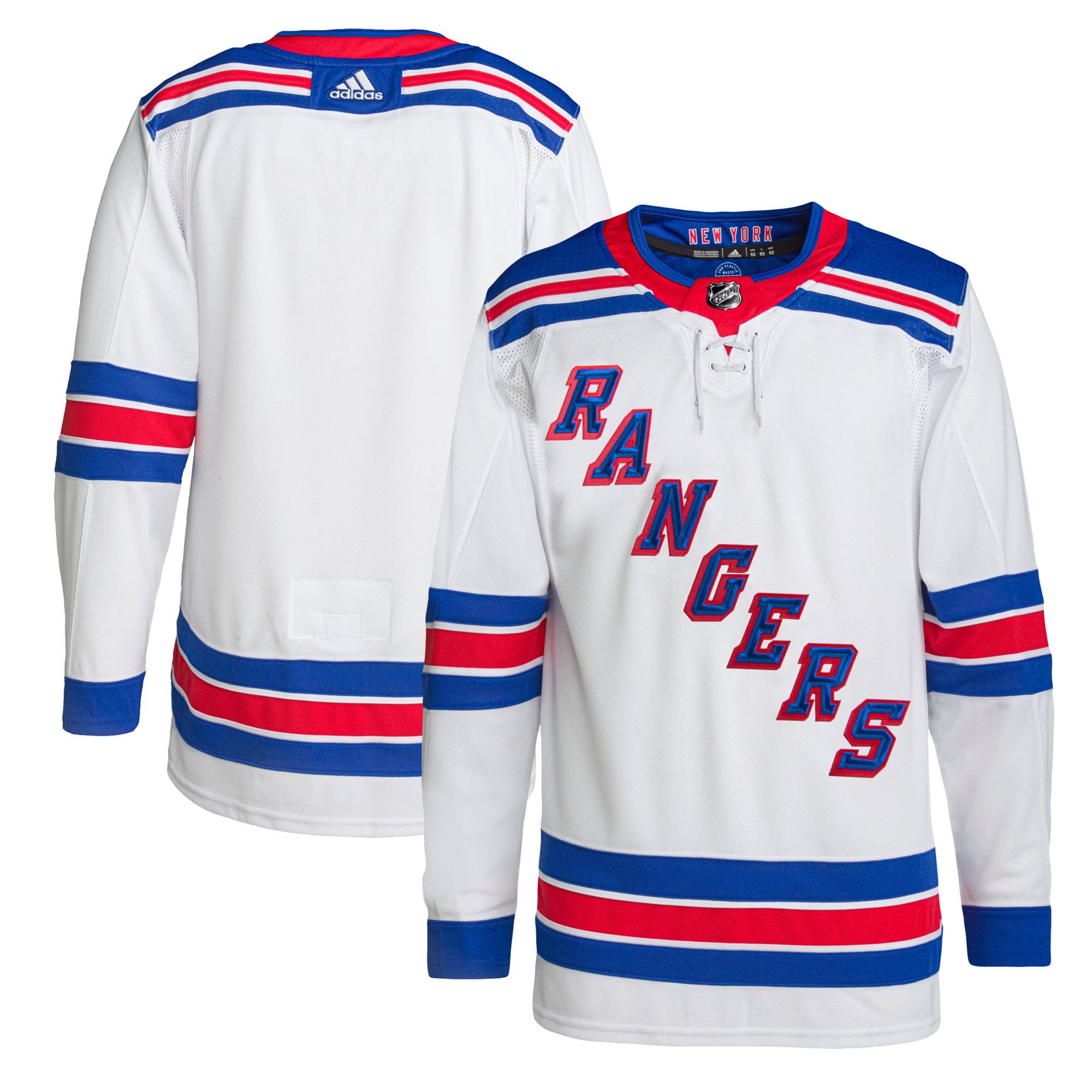 New York Rangers Away Primegreen Authentic Jersey – White