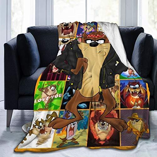 Micro Fleece Blanket – Looney Tunes Tasmanian Devil Taz Room 3D Printing Blanket